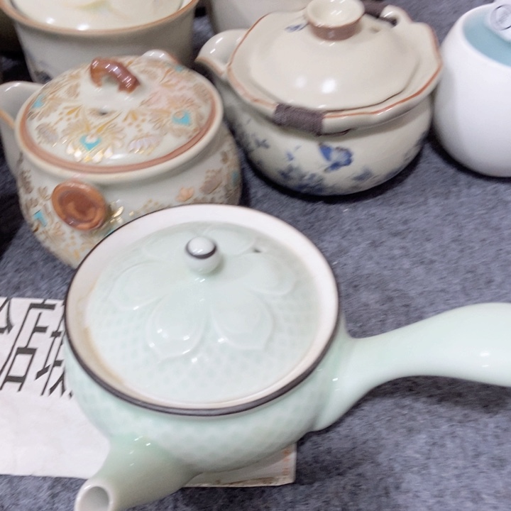 摆件茶具微瑕，介意微瑕