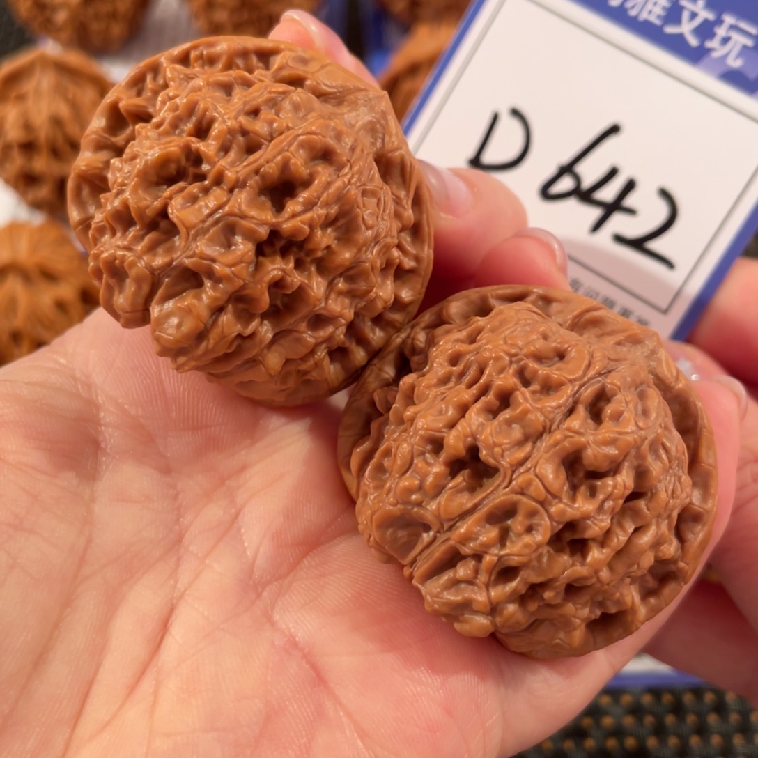 把件文玩核桃D642官帽43
