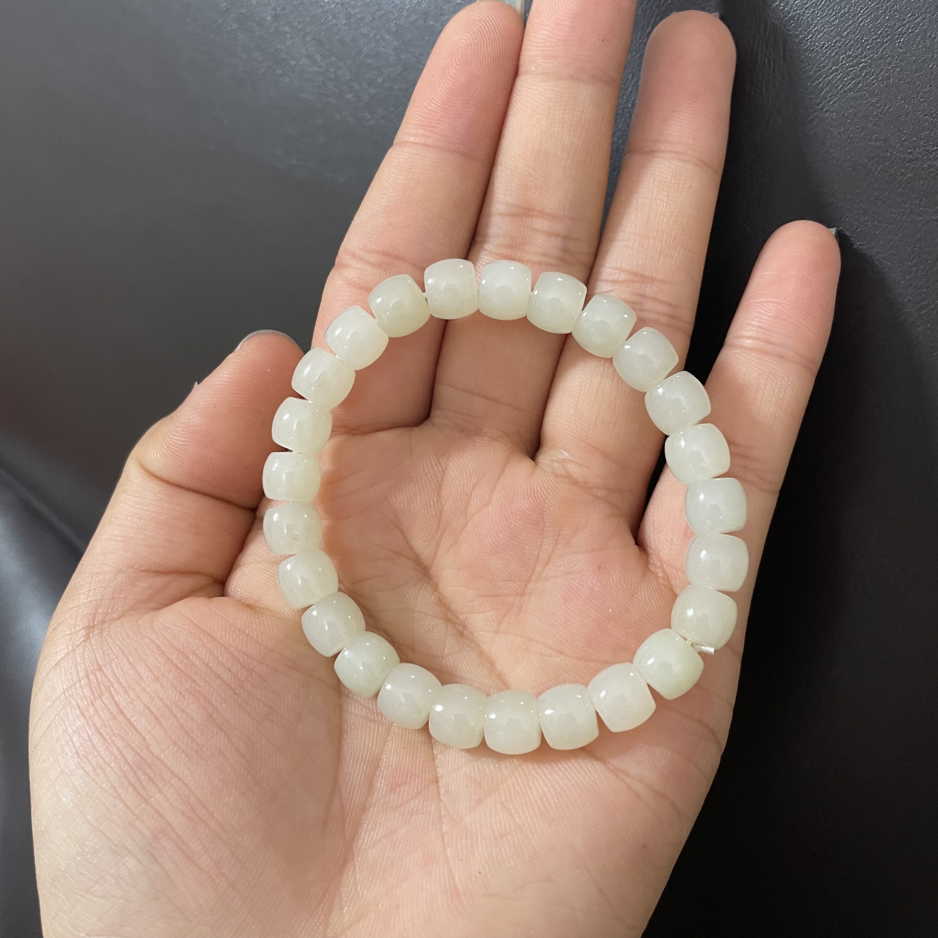 【德巧家】和田玉且末直切手串玉质温润细腻典雅