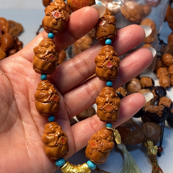 橄榄核手串/手链元宝财神1617
