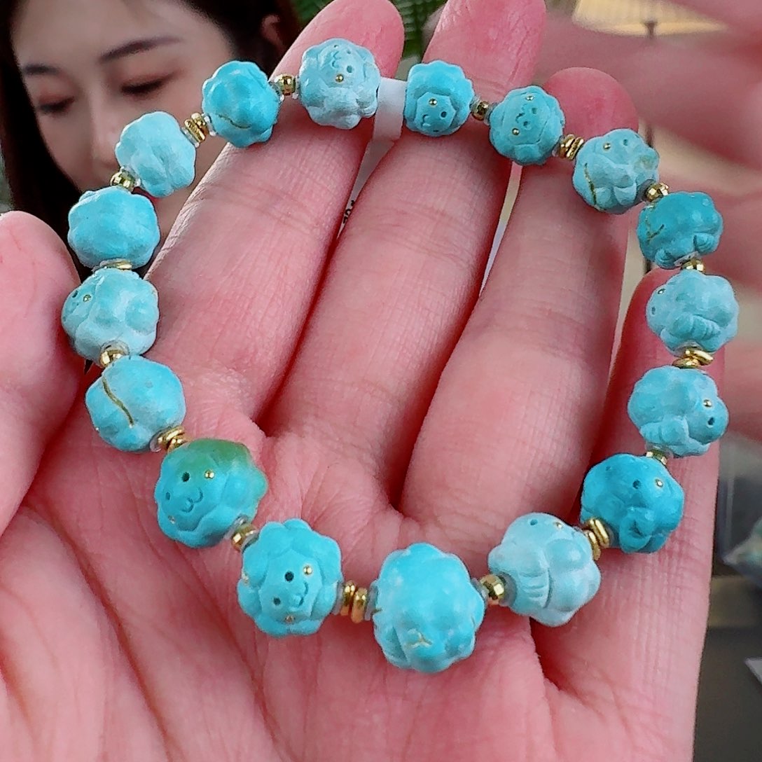 绿松石珠宝奇石未镶嵌