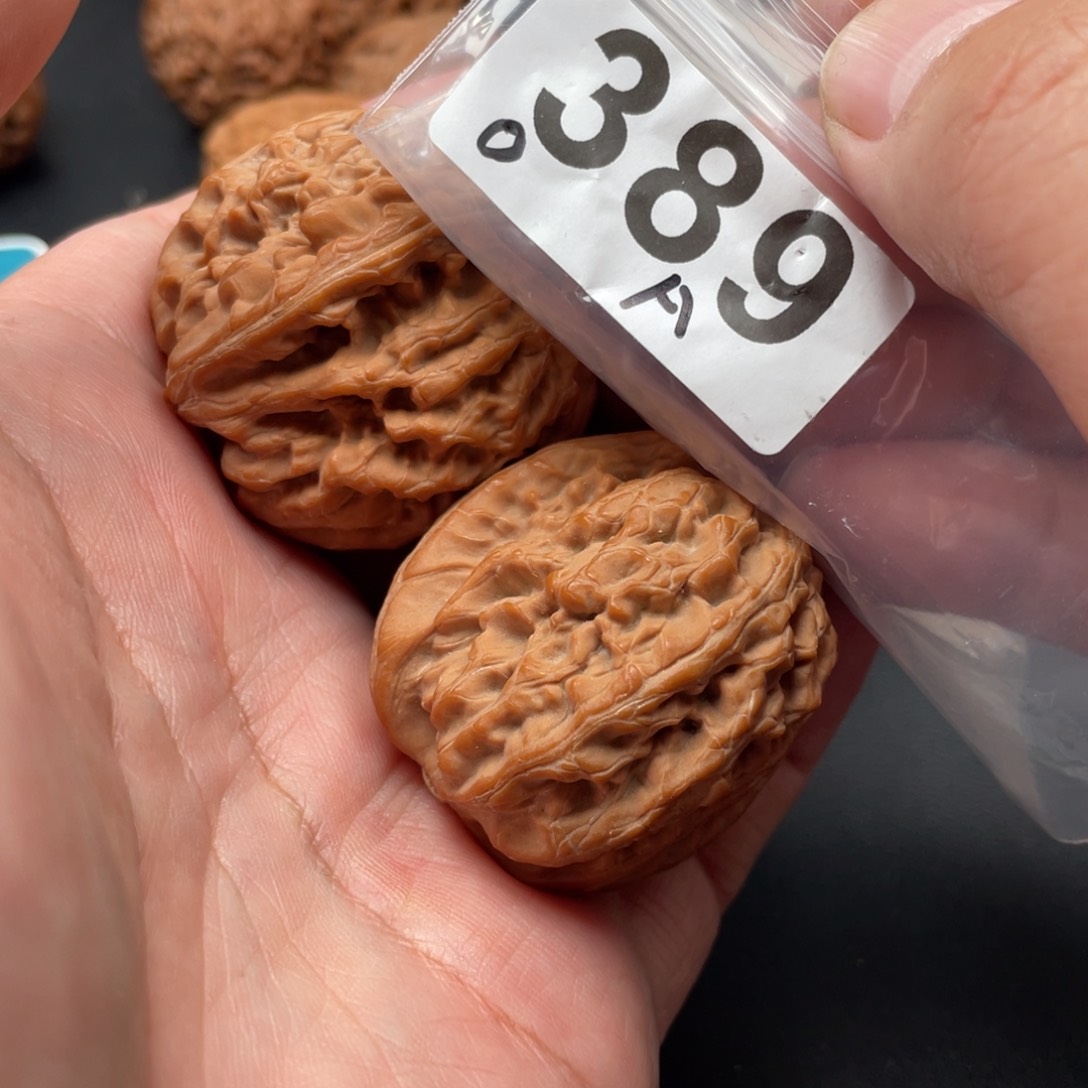 吊坠文玩核桃红锦鲤42