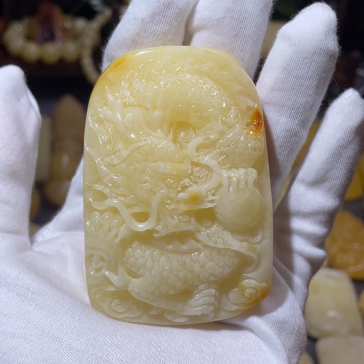 琥珀吊坠(不含链)未镶嵌