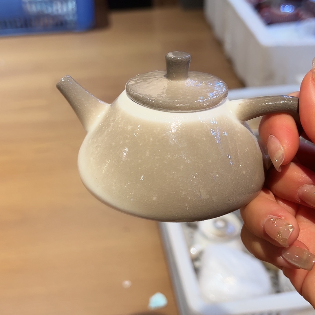 微瑕裸烧小壶小壶