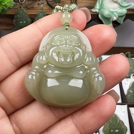 和田玉吊坠(赠链)未镶嵌