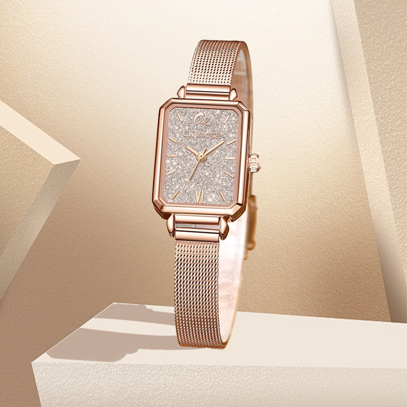 CK金沙小方表2024新款满天星女表轻奢小众腕表手表礼物送女友