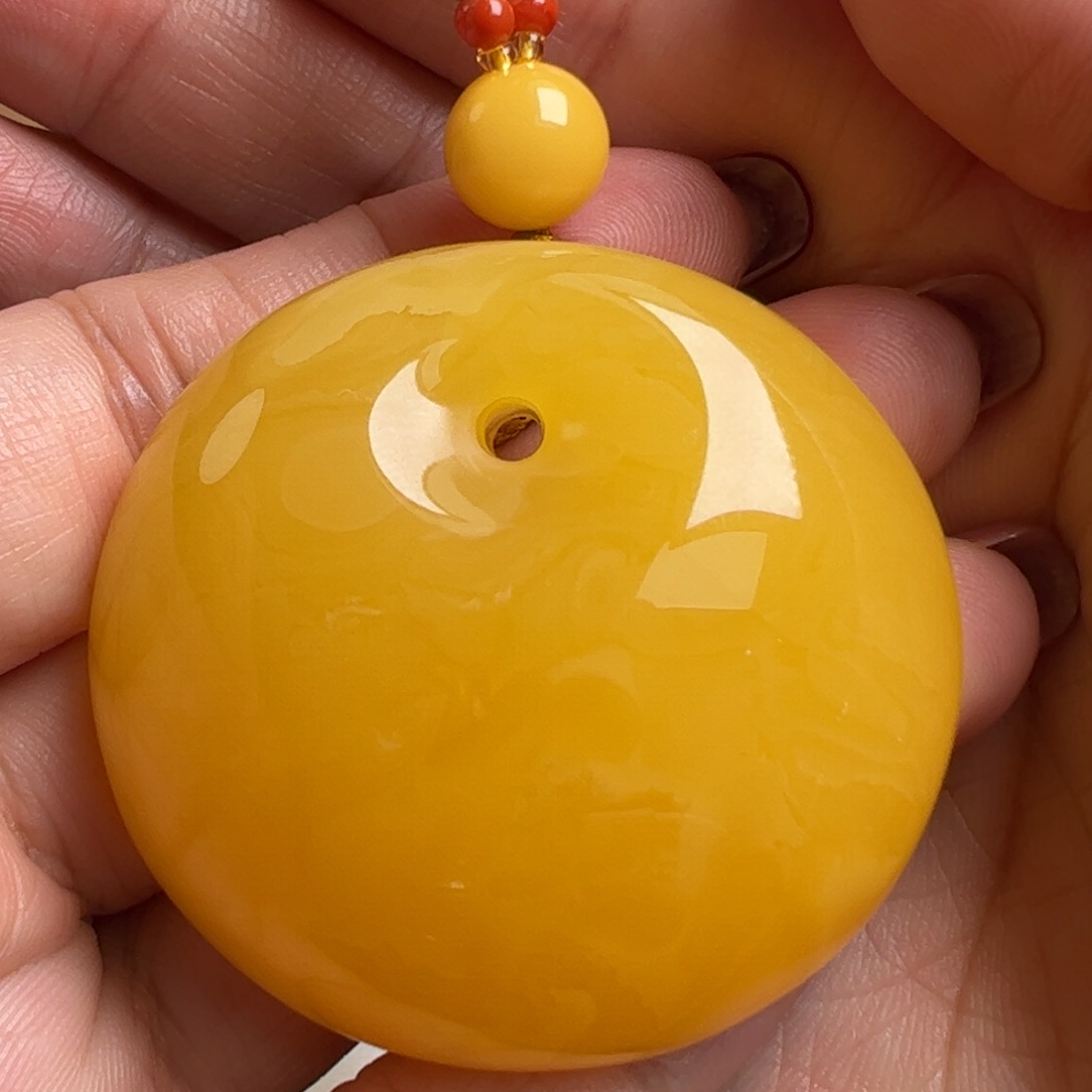 蜜蜡毛衣链未镶嵌无优化