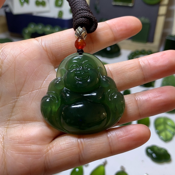 d***g岫玉未镶嵌颈饰吊坠