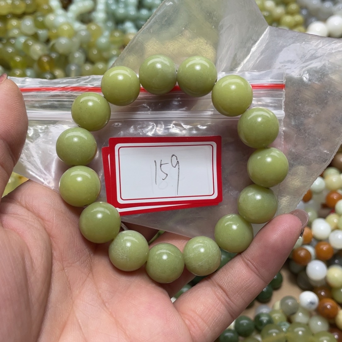 蛇纹石玉未镶嵌手串