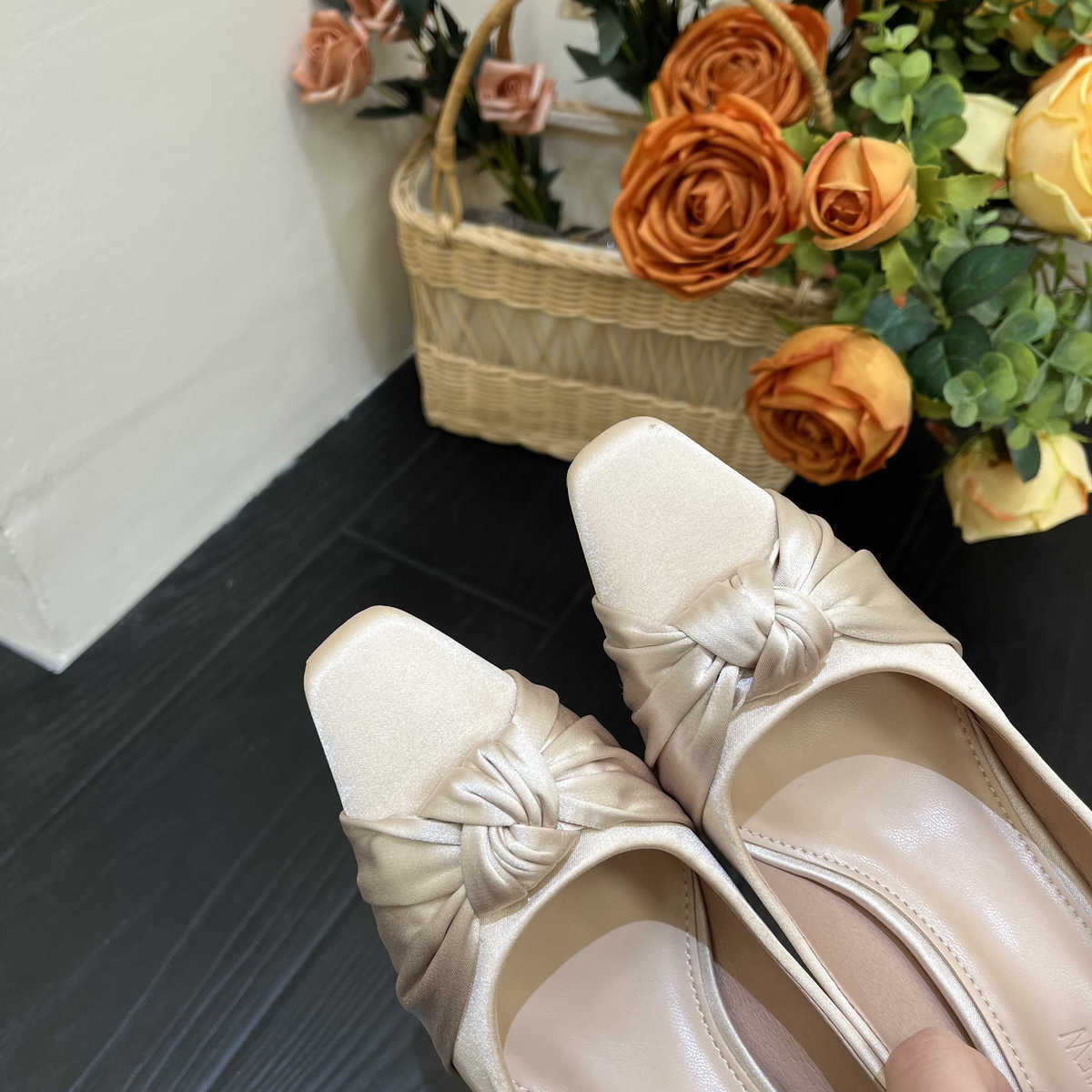 DouKox轻奢小猫跟高跟鞋配礼服温柔新中式汉服古风鞋子女2025年春