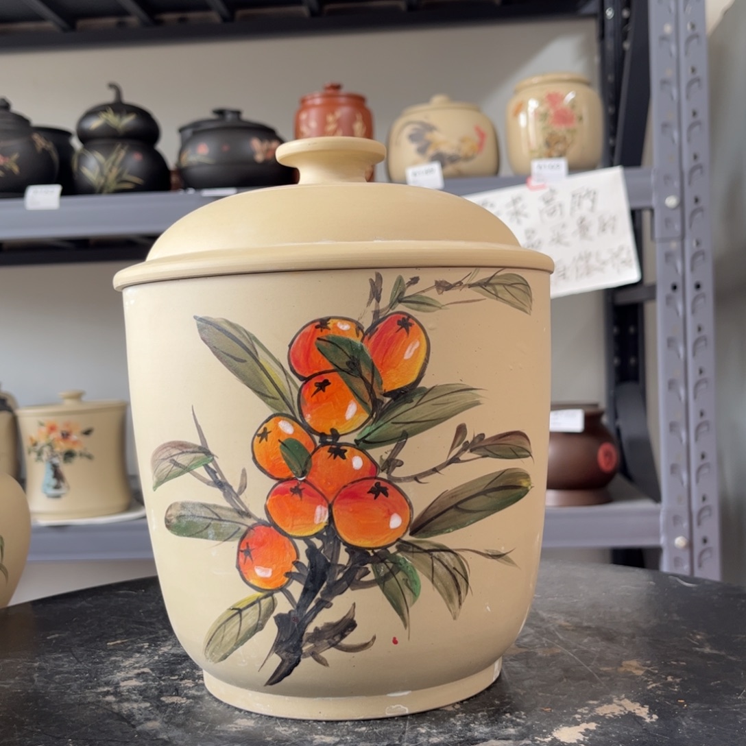 白泥哑光存茶罐醒茶罐微瑕07