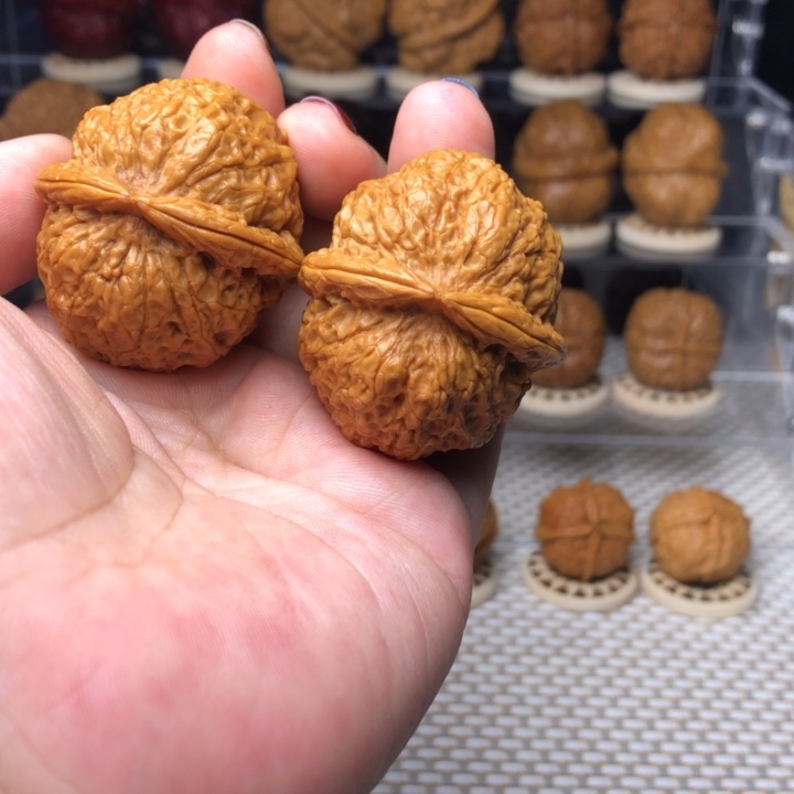 文玩核桃把件12磨盘狮子头41