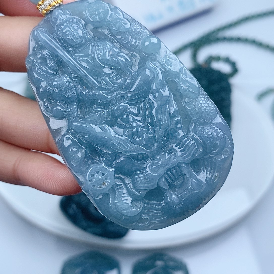 【闪购商品】翡翠未镶嵌颈饰天然a货翡翠