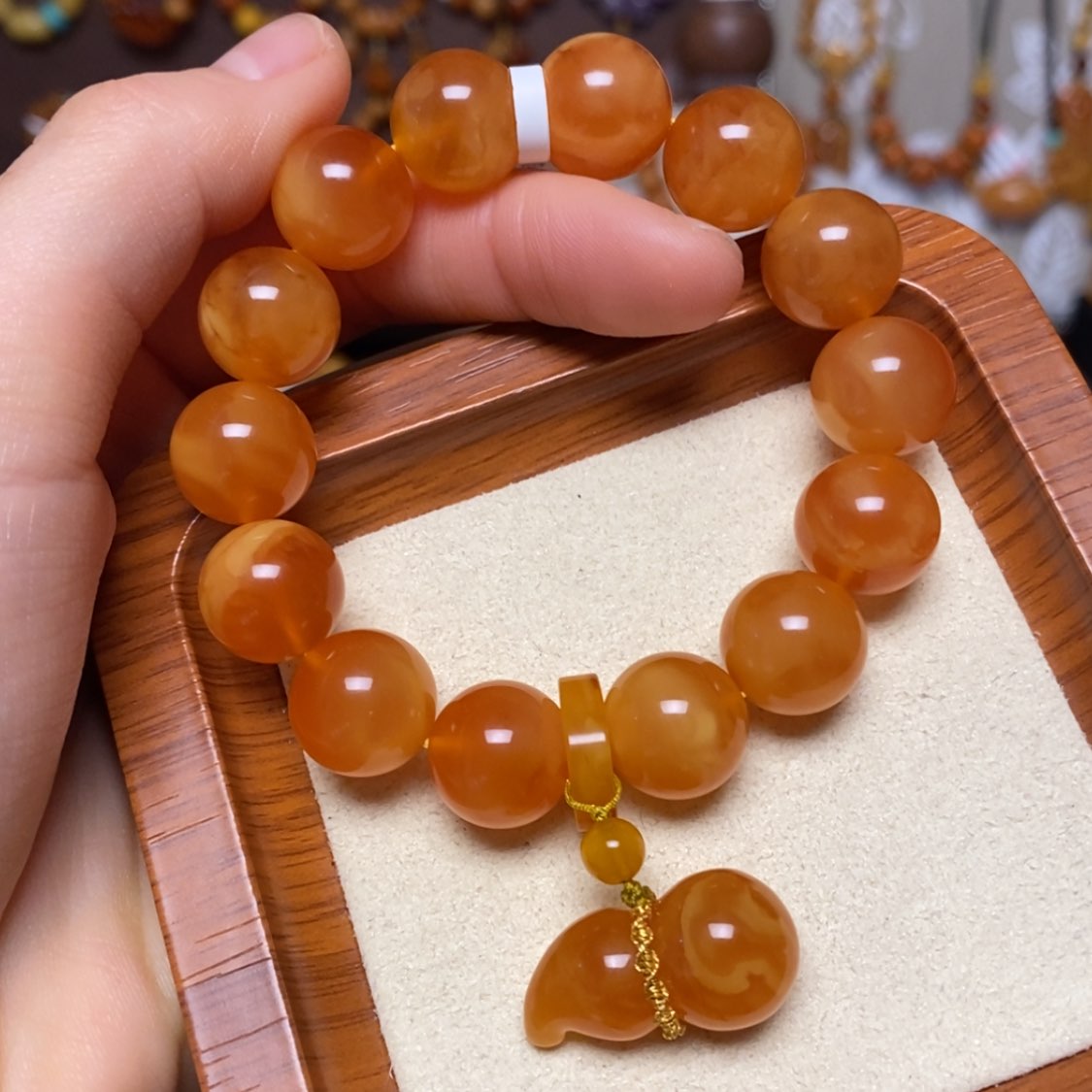 【闪购商品】手链蜜蜡未镶嵌手串