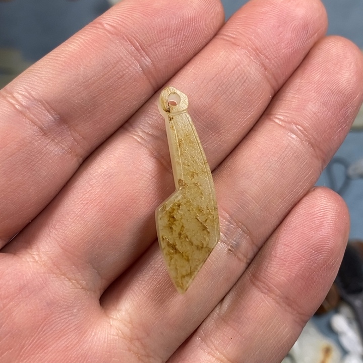 和田玉吊坠(不含链)未镶嵌