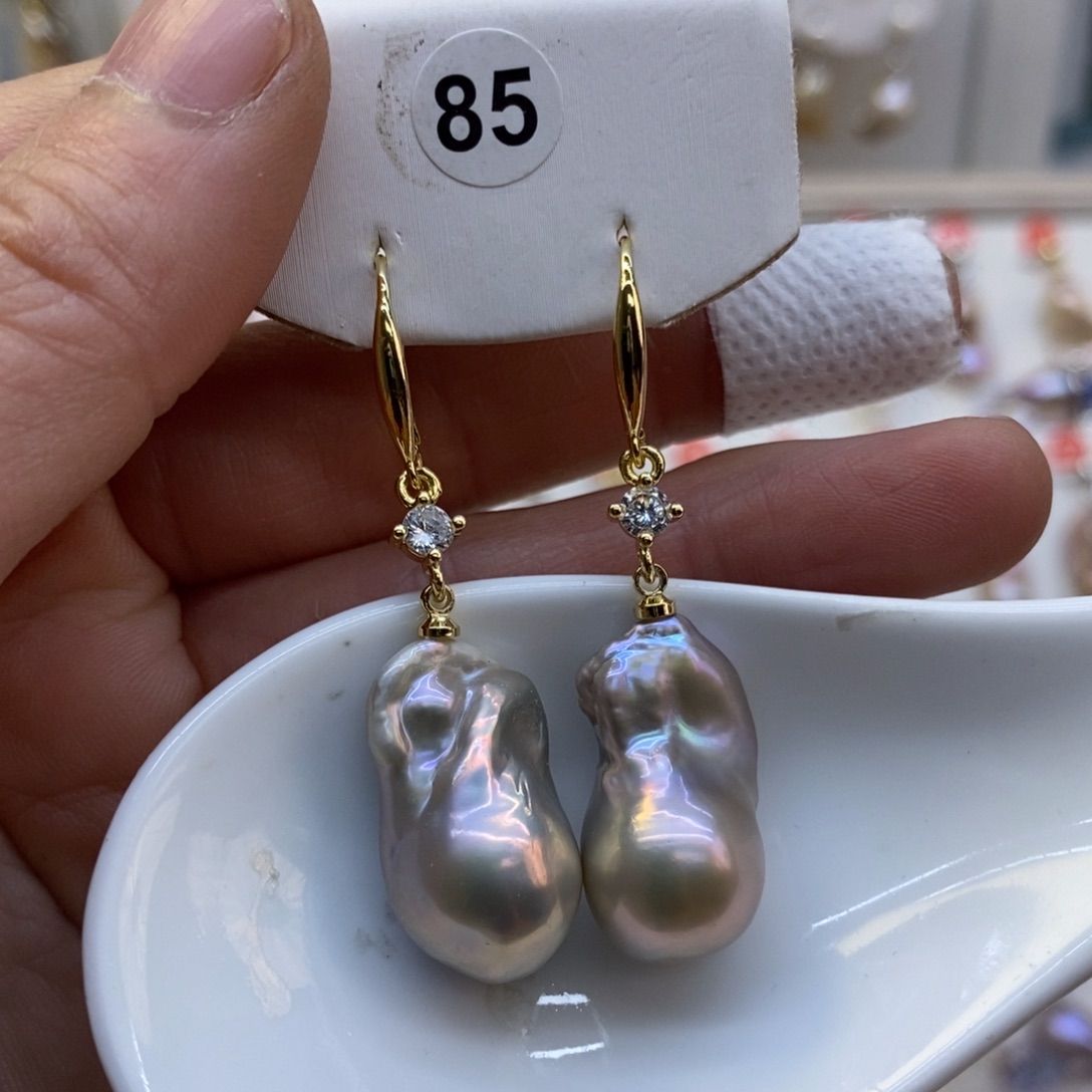 淡水珍珠未镶嵌美丽哦哦哦