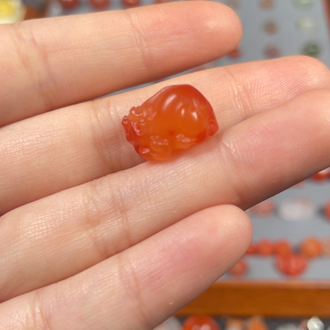 南红玛瑙貔貅未镶嵌