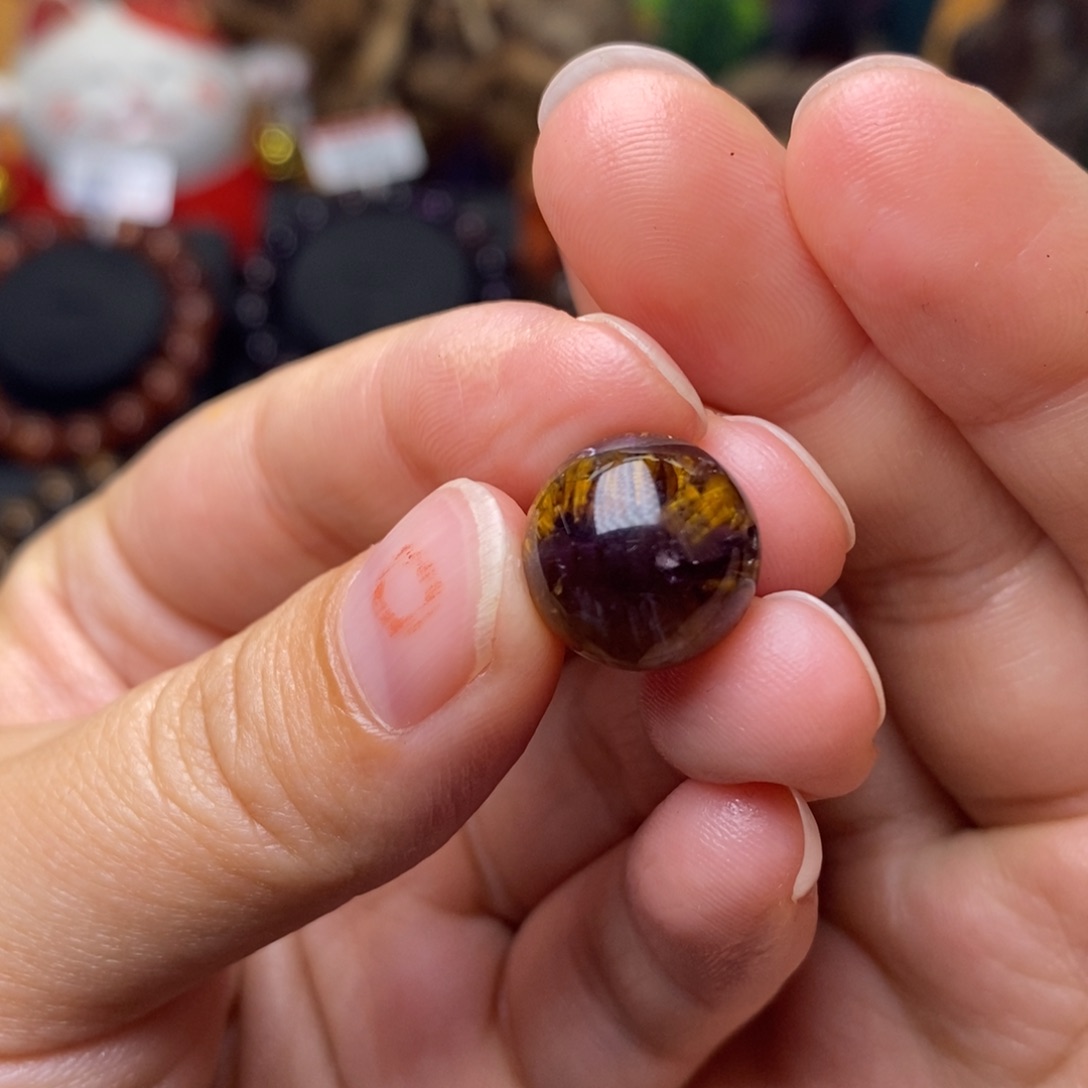 水晶A013极光达碧滋天眼单珠13mm未镶嵌s***帥