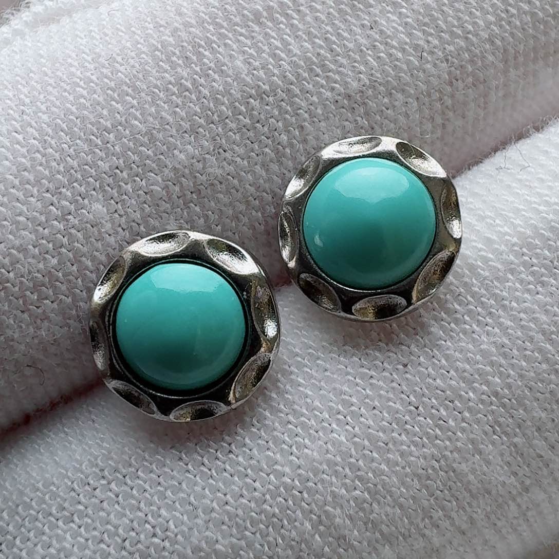 绿松石珠宝奇石银S925镶嵌