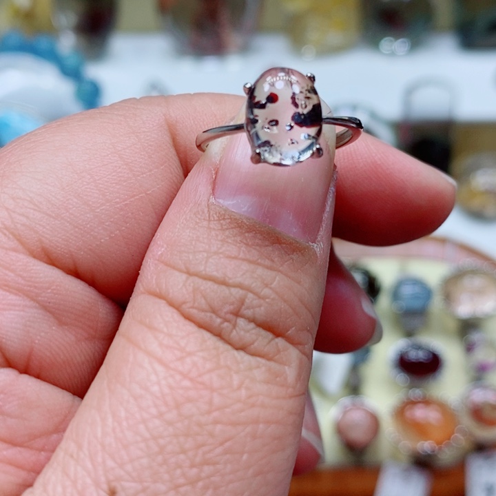 水晶戒指未镶嵌水晶