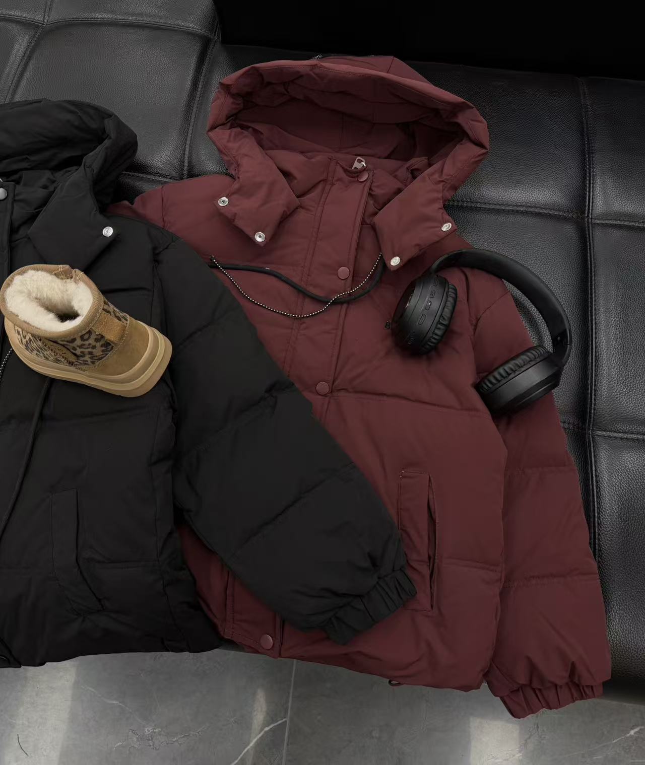 ZX 2025【Y】12月3日 儿童时尚红色短款宽松棉服8123-