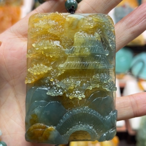 岫玉挂件未镶嵌?****?挂件