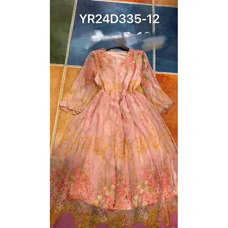 【2025-禾枫原创】重磅100桑蚕丝连衣裙YR24D335-12