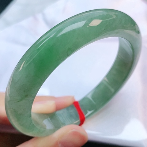 未镶嵌手镯翡翠56圈口010041