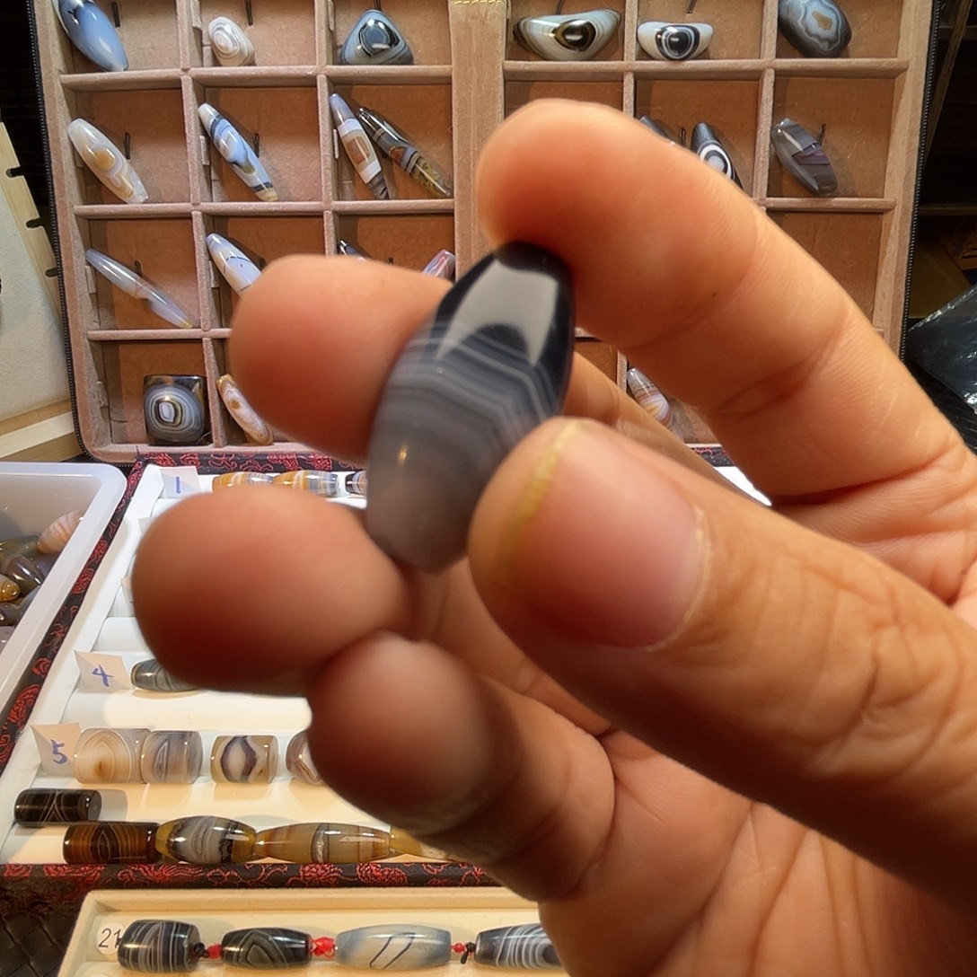 玛瑙/玉髓合金颈饰