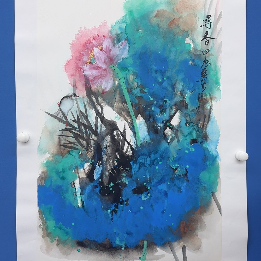 国画多次参加国内外大型