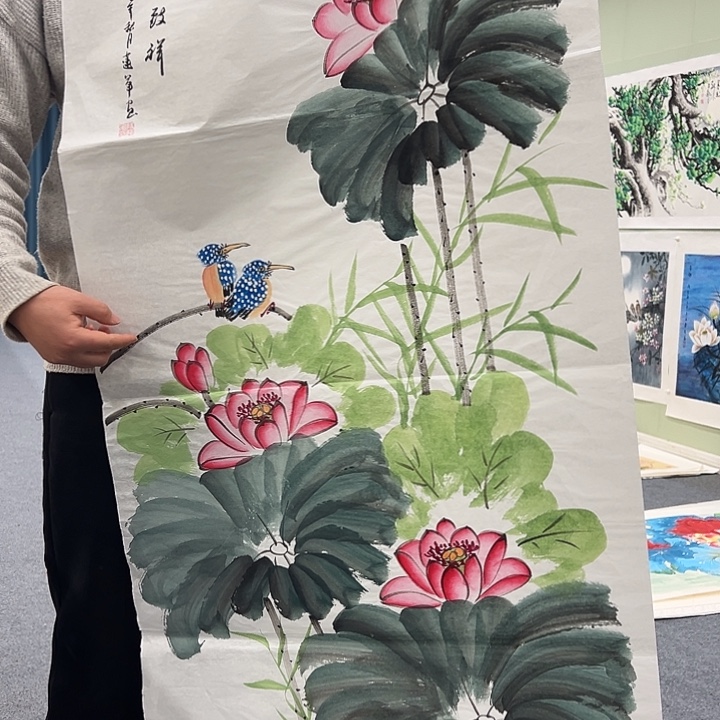 国画我们一起努力奋斗