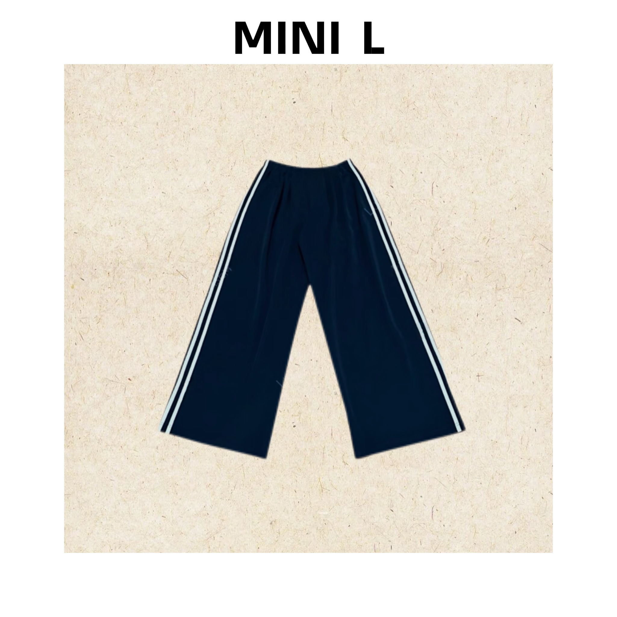 [MINI L]“校服裤”回归青春腔调直筒定染校服裤