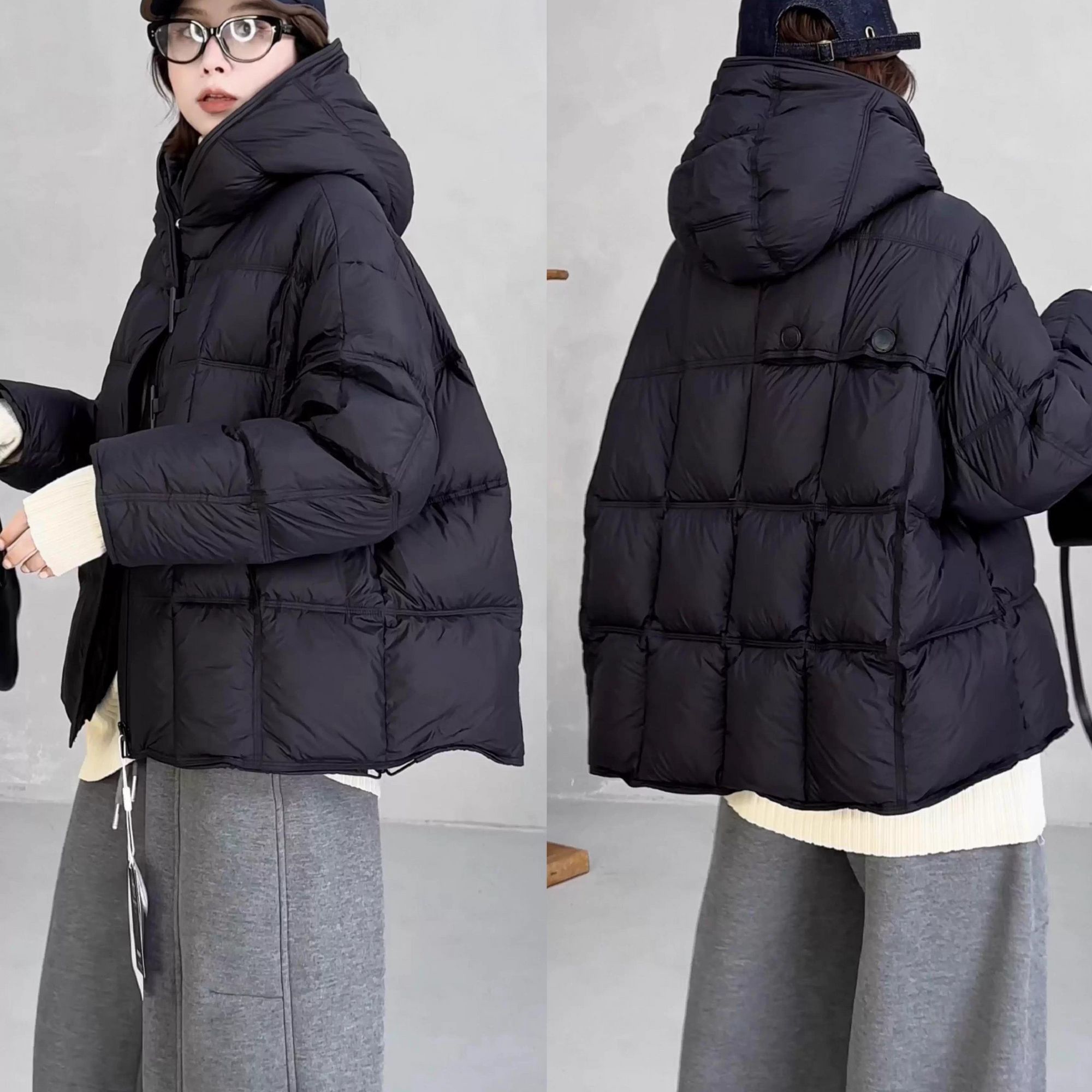 爆款轻量化2025新款棉服冬季短款连帽面包宽松加厚棉衣棉袄外套