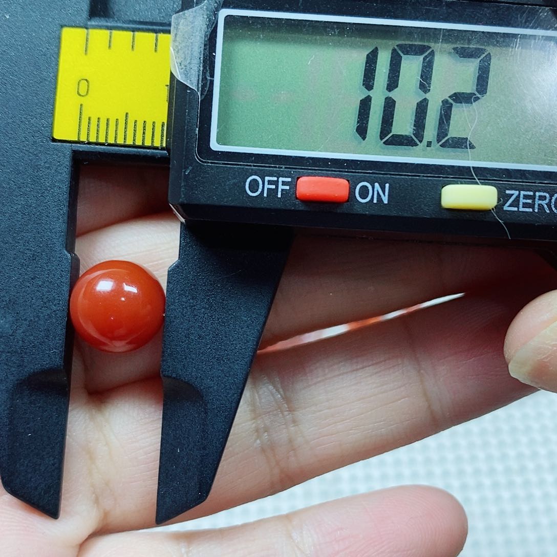 南红玛瑙手串未镶嵌卡10锦红