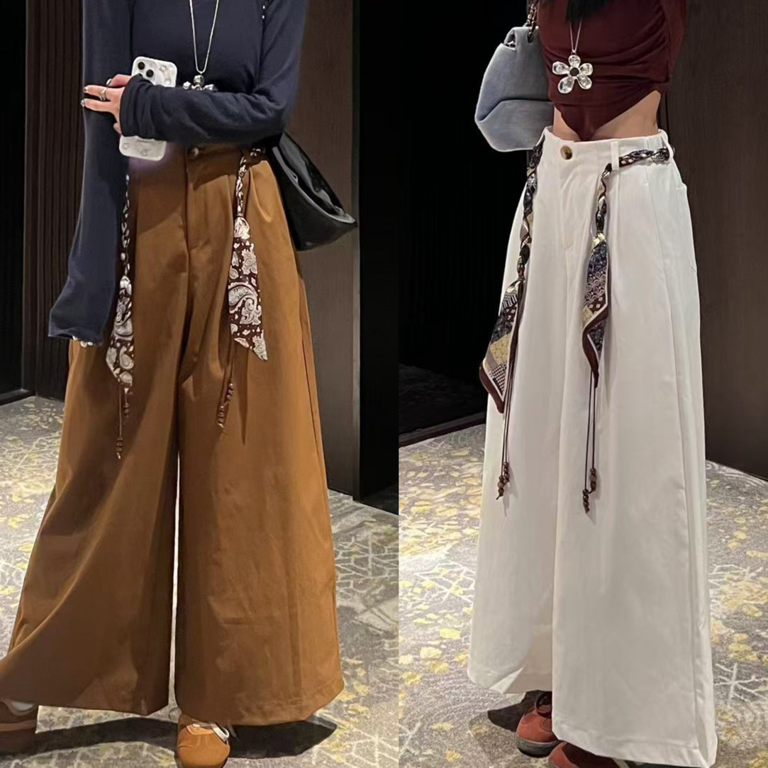 六六六秋款显瘦秋款阔腿裤休闲裤369