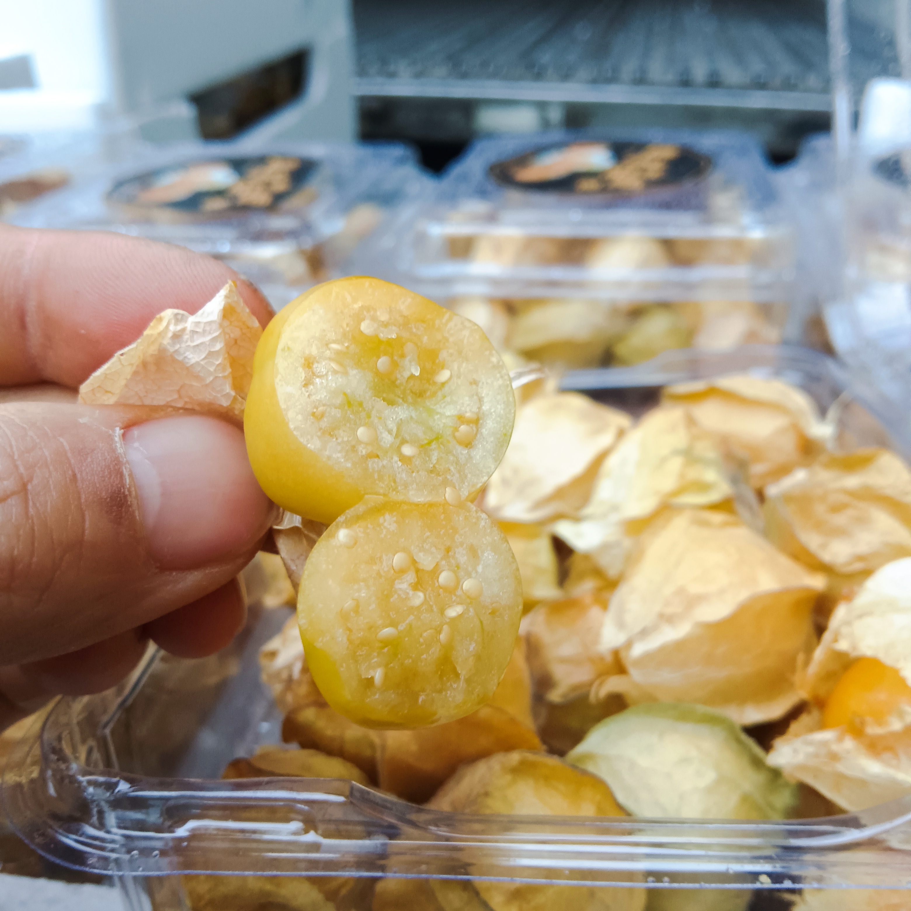 空运脆甜姑娘果250g盒装1份