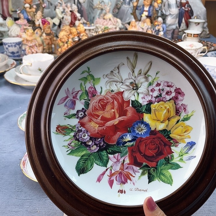 中古欧瓷瓷偶小房子