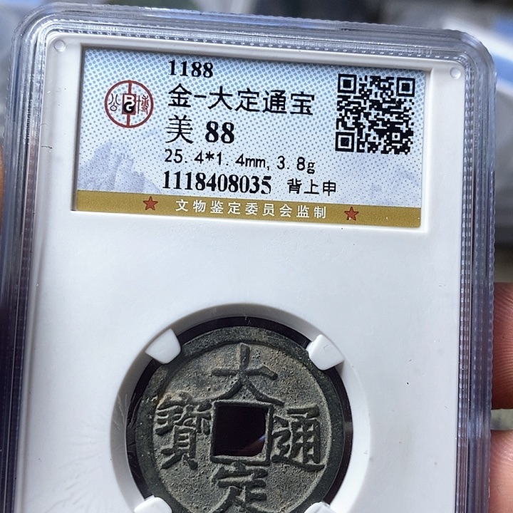 铜闻博文化大定通宝