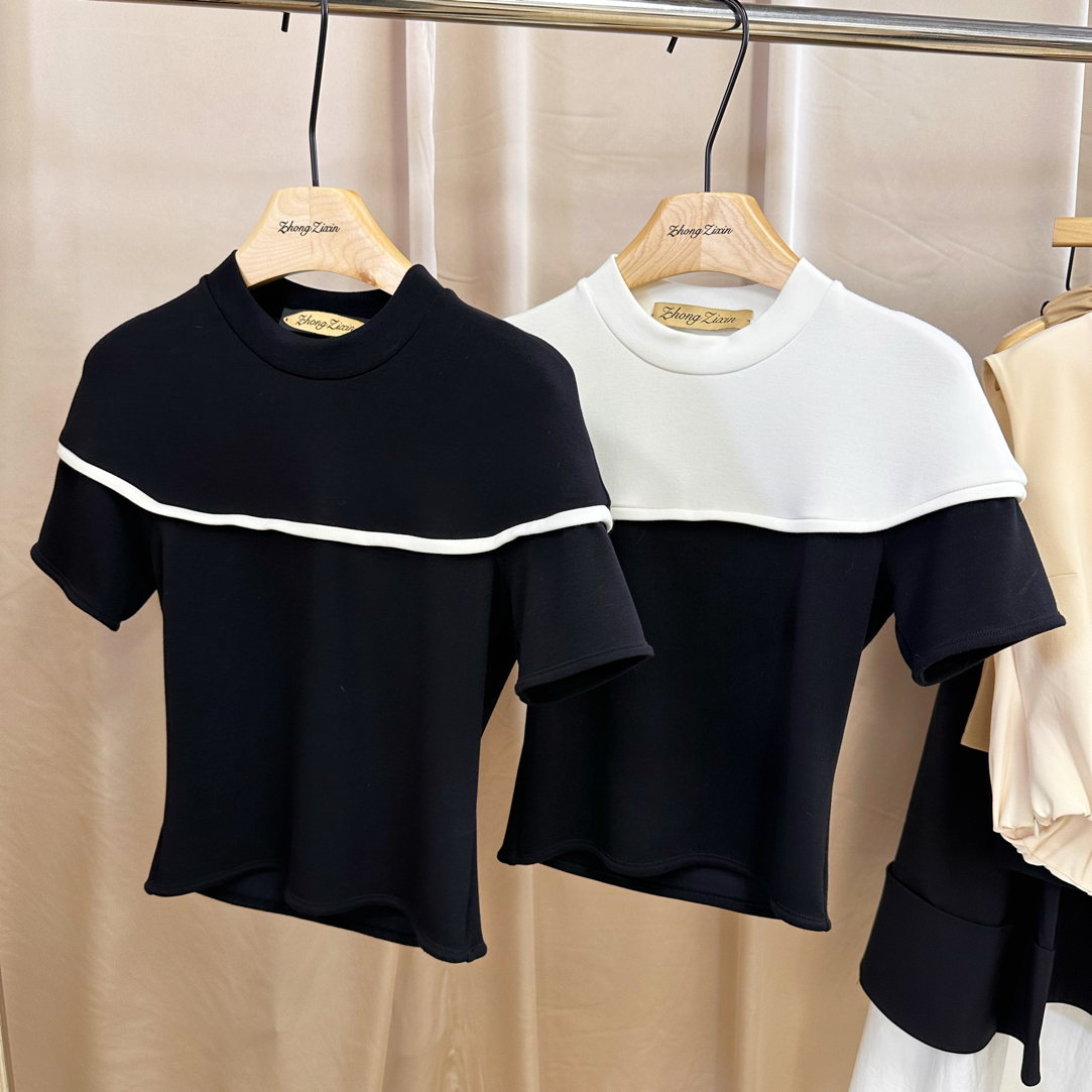 SANSTORE ZhongZixin 圆领短袖上衣 26早春