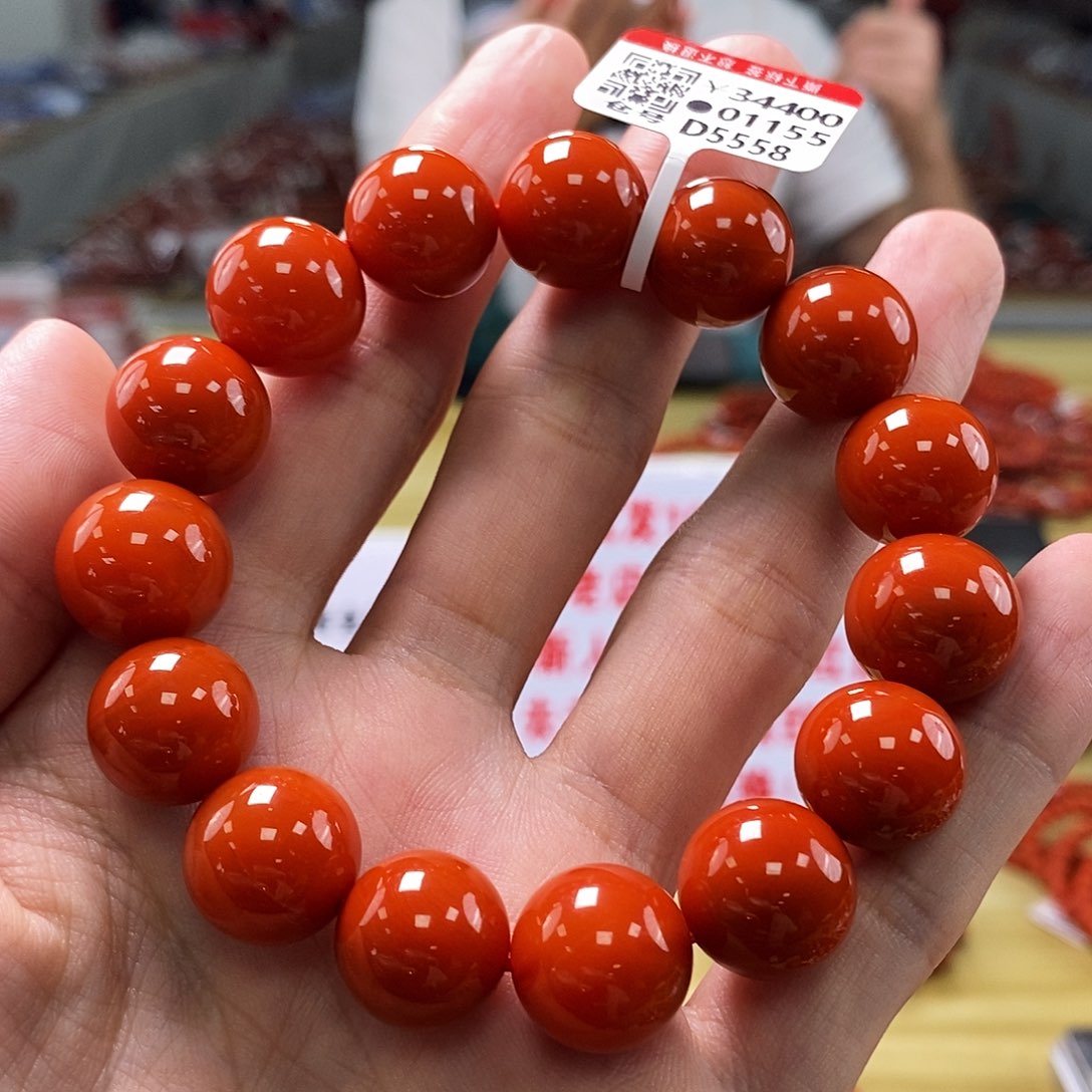 未镶嵌典藏  14+mm  多样性发一南红玛瑙