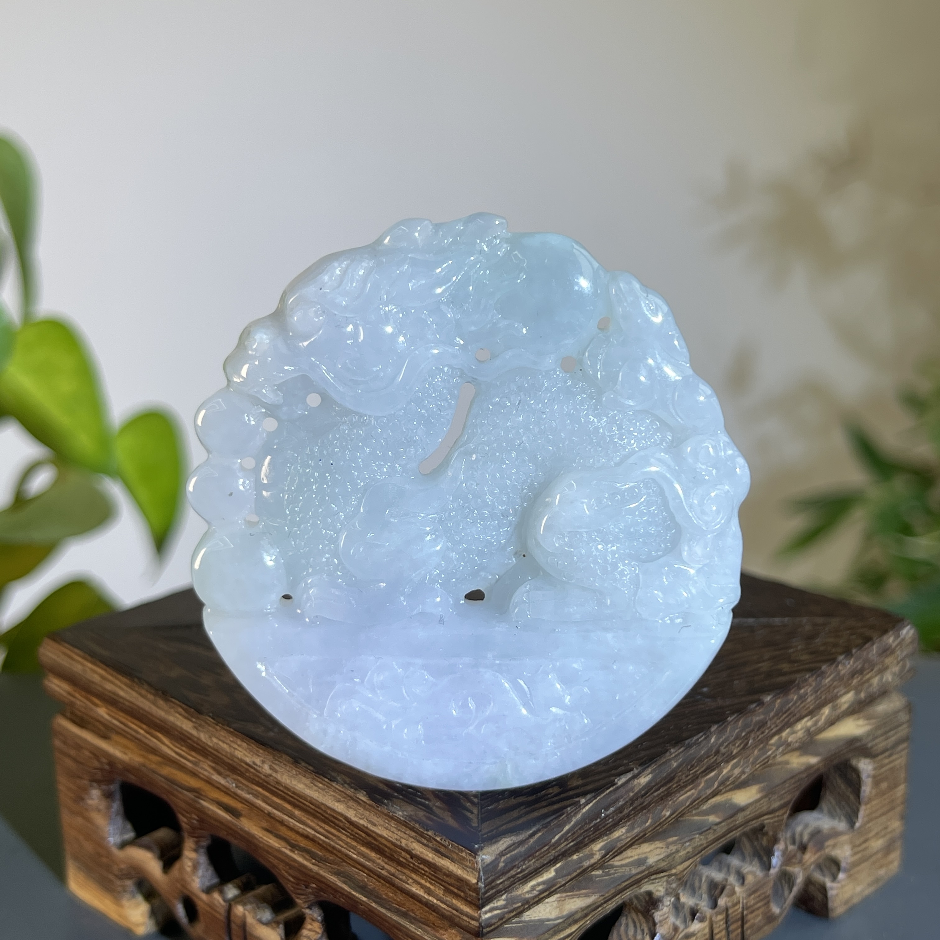 JXB19-166  天然翡翠缅甸A货 龙牌