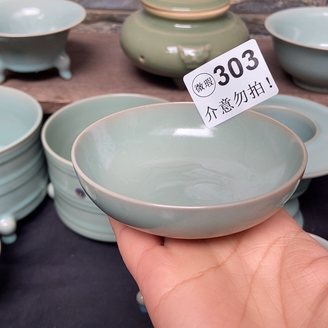 普洱杯原矿微瑕汝瓷