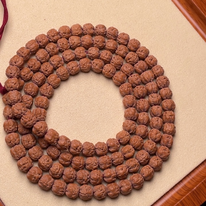 金刚菩提吊坠大*爷定制收藏原装佛手108尺寸7.5