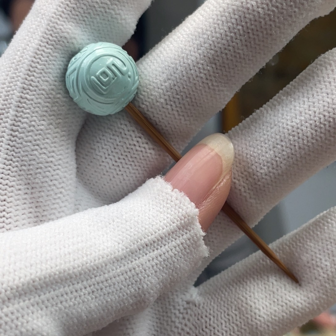 绿松石未镶嵌挂件