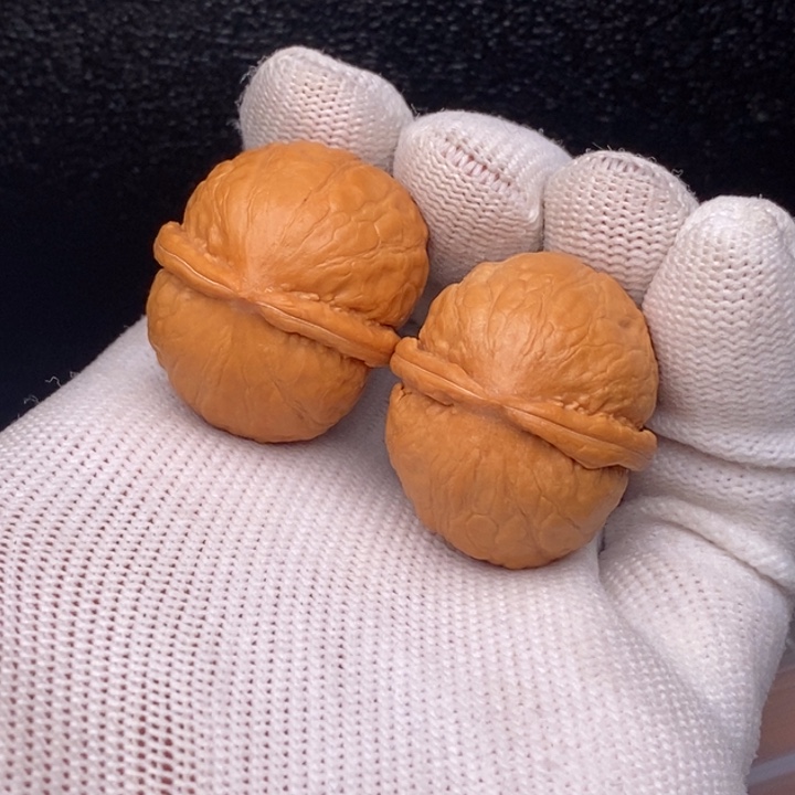 文玩核桃把件光头佛肚