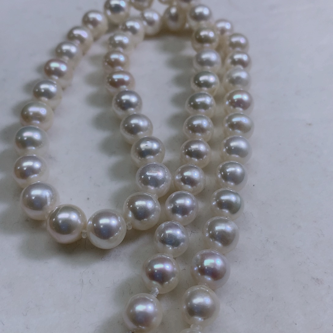 淡水珍珠颈饰银S925镶嵌