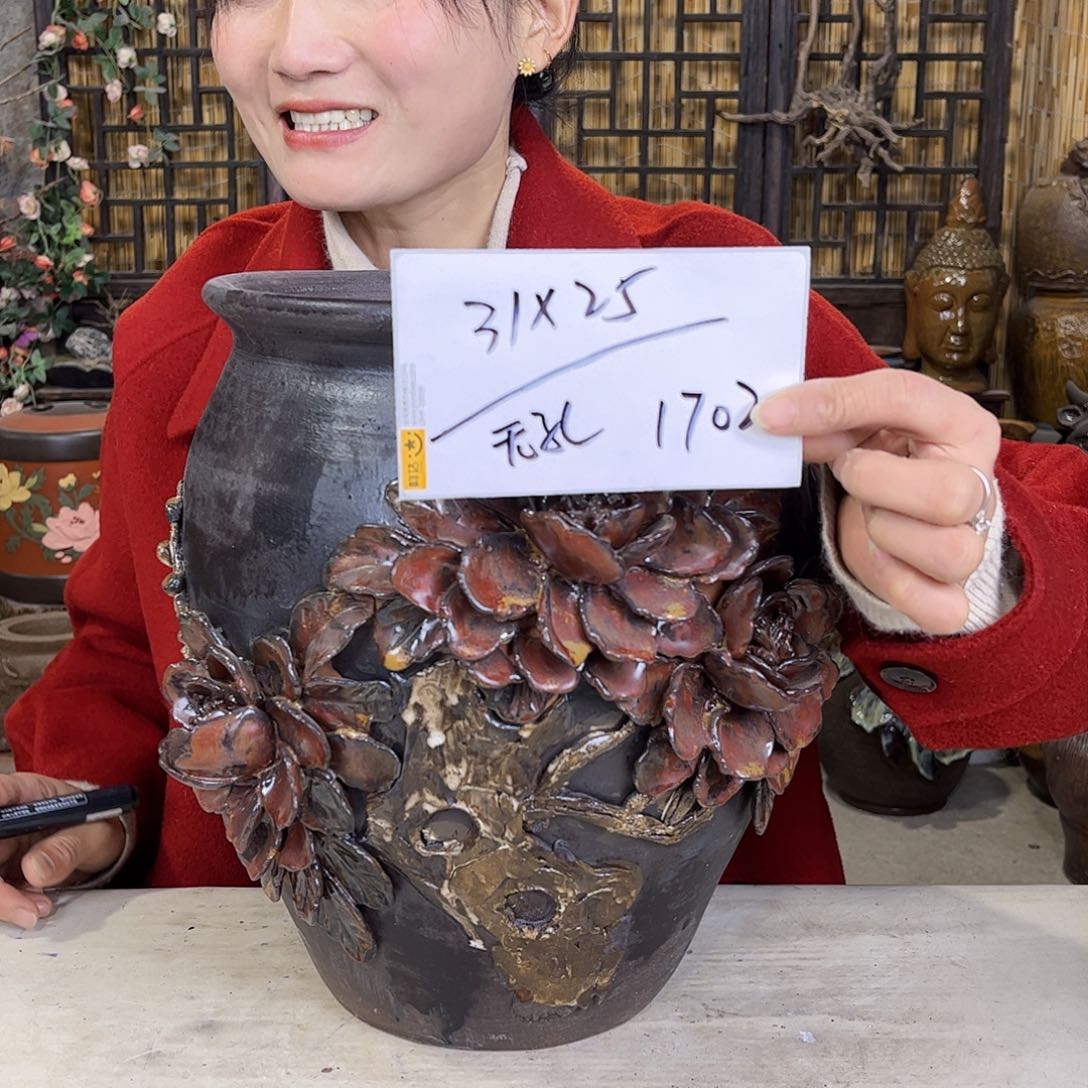 紫砂花盆美美美美