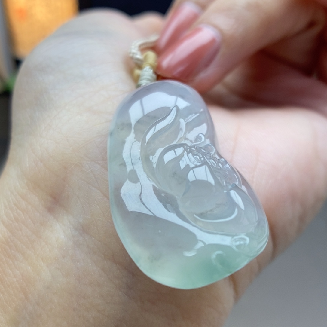 翡翠未镶嵌颈饰吊坠39