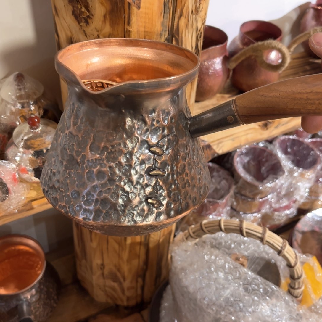 800马蹄罐实木把手手工锻打工艺