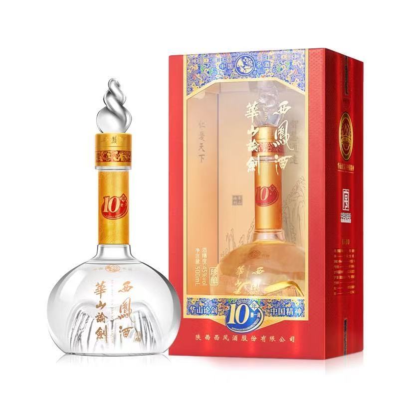 西凤酒华山论剑10年 45度500ml*1瓶 凤香型白酒